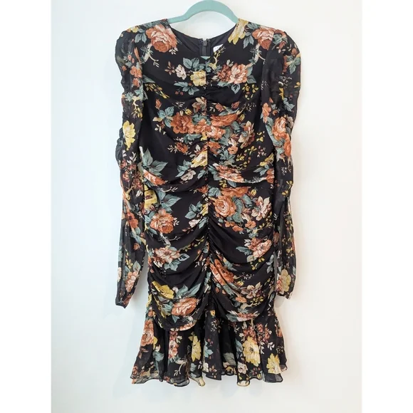 Veronica Beard Hedera Floral Mini Dress - Picture 2 of 8